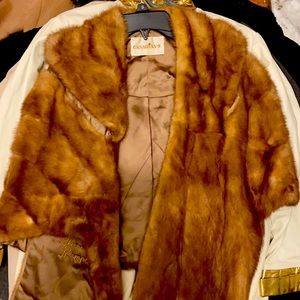 Real fur jacket